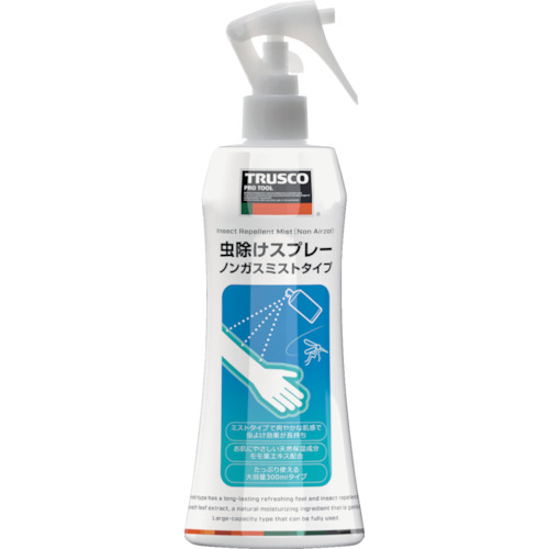 【TRUSCO】ＴＲＵＳＣＯ　虫除けスプレー　ノンガスミストタイプ　３００ｍｌ